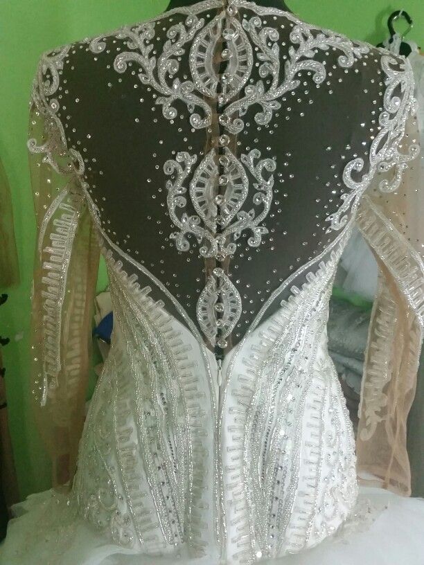 Mikee Andrei gown detail